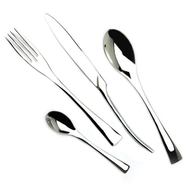 4Pcs Dinnerware Set Steak Knife Dinner Spoon Fork